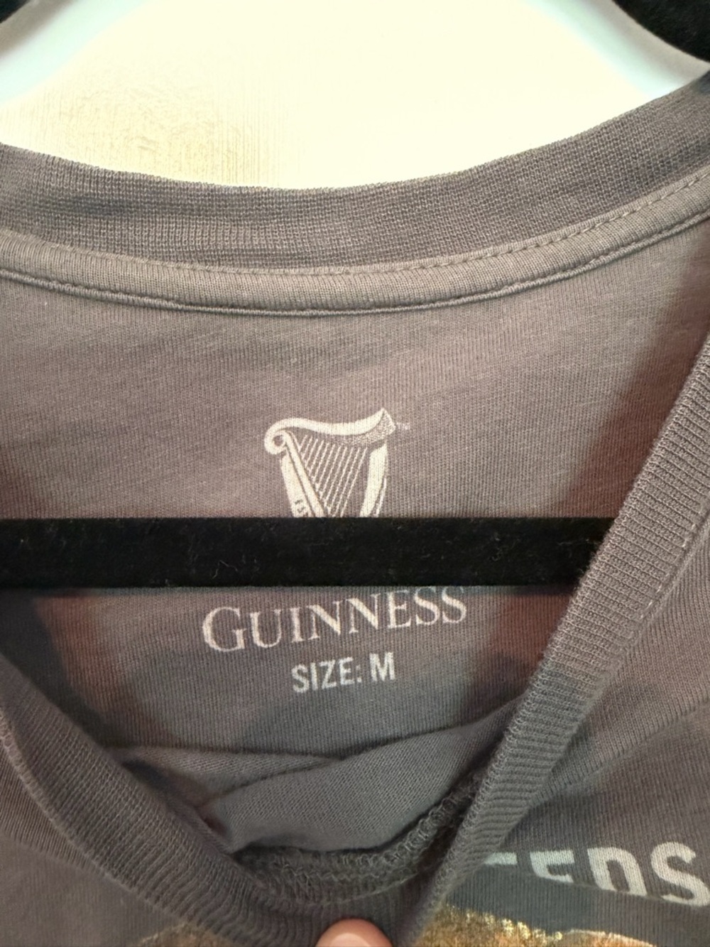 Guinness Gray Short Sleeve Logo Tee - Picture 2 of 2